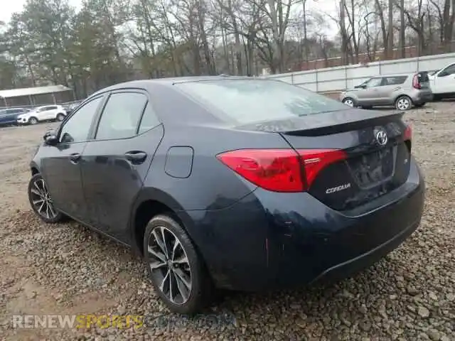 3 Photograph of a damaged car 2T1BURHE7KC183228 TOYOTA COROLLA 2019