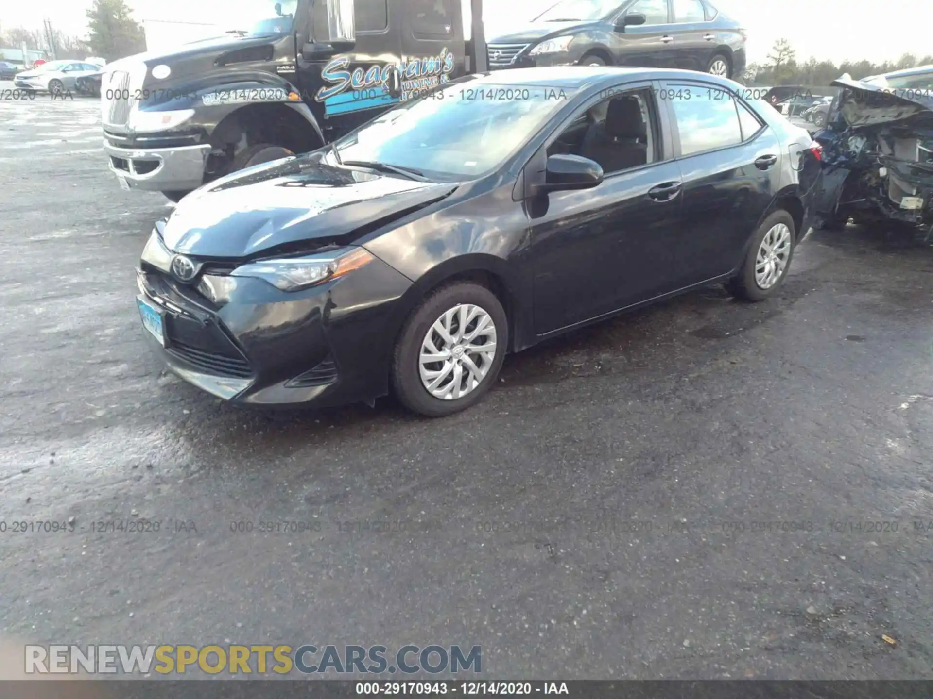 2 Фотография поврежденного автомобиля 2T1BURHE7KC183908 TOYOTA COROLLA 2019