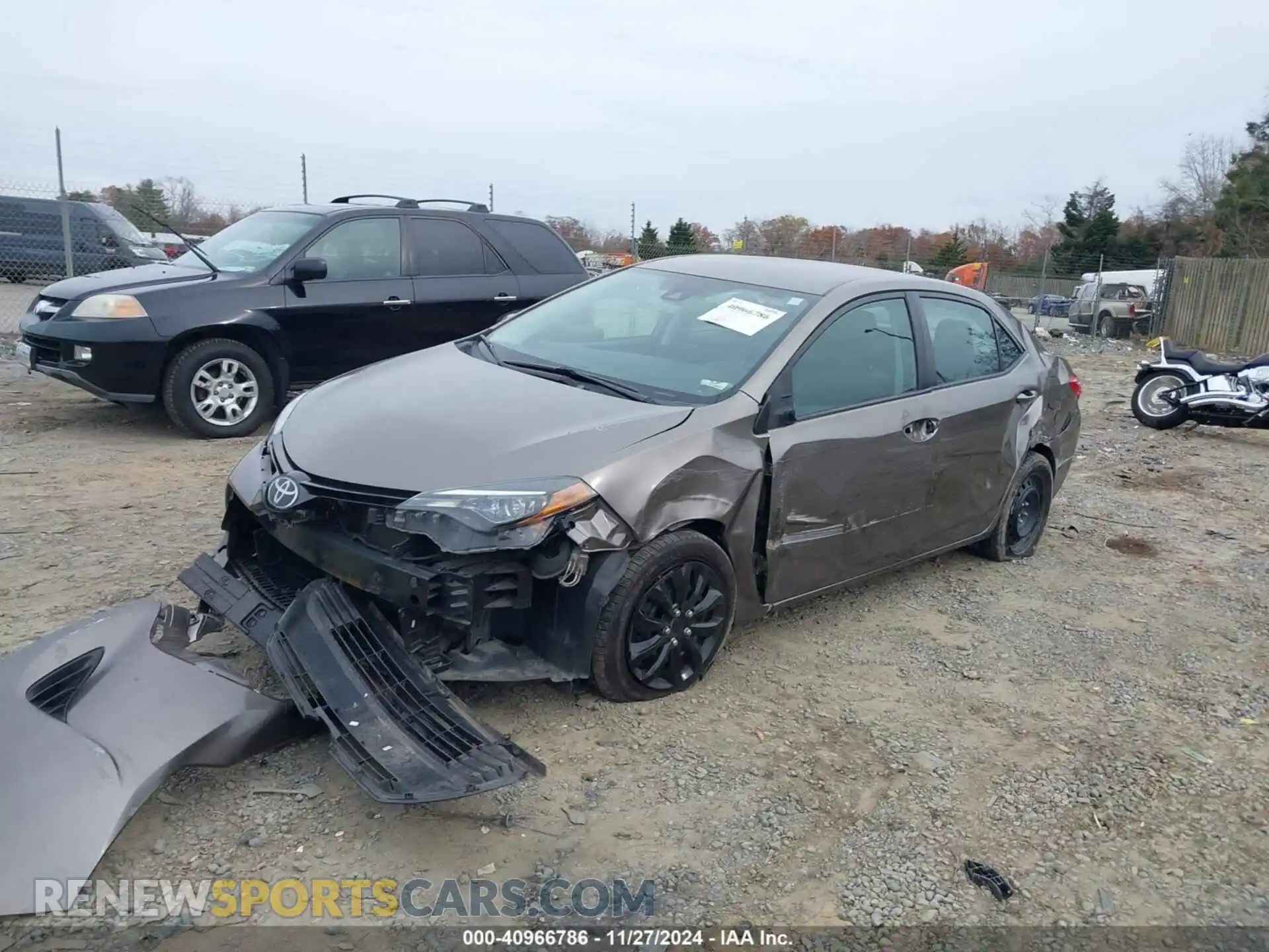2 Photograph of a damaged car 2T1BURHE7KC184461 TOYOTA COROLLA 2019