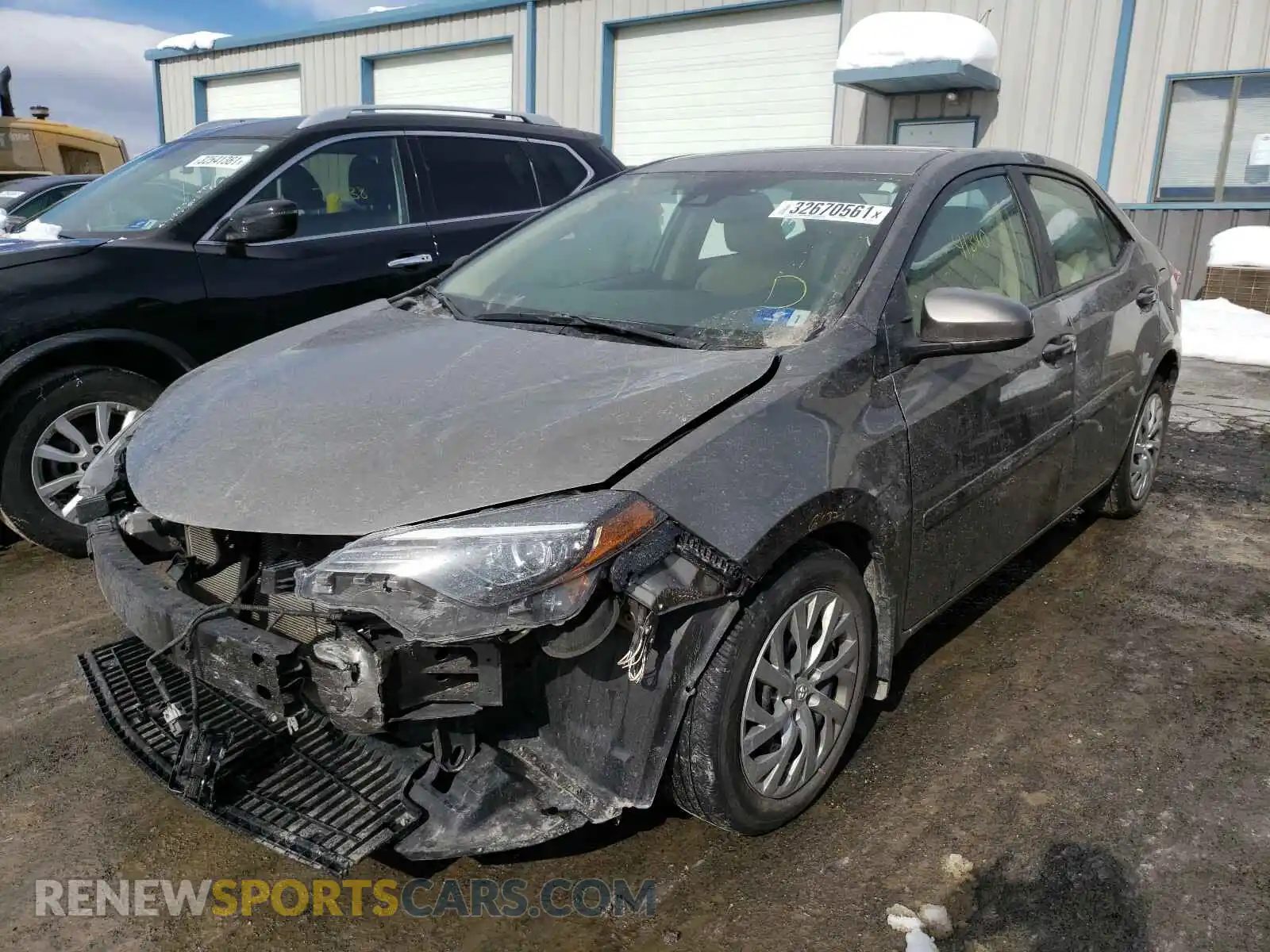 2 Photograph of a damaged car 2T1BURHE7KC187005 TOYOTA COROLLA 2019