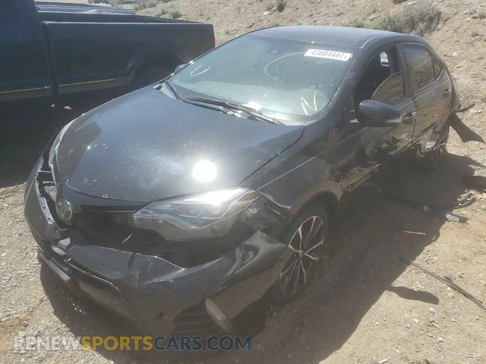 2 Photograph of a damaged car 2T1BURHE7KC194892 TOYOTA COROLLA 2019