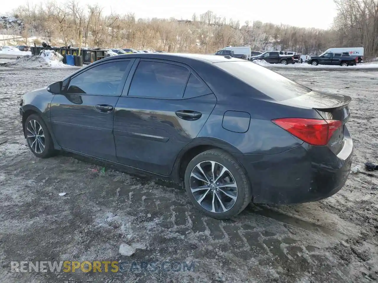 2 Photograph of a damaged car 2T1BURHE7KC197792 TOYOTA COROLLA 2019
