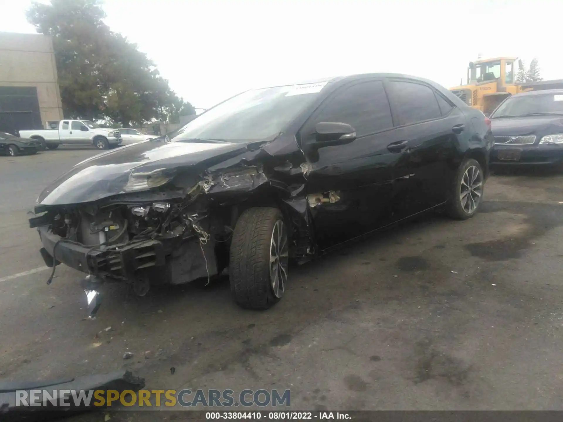 2 Photograph of a damaged car 2T1BURHE7KC202134 TOYOTA COROLLA 2019