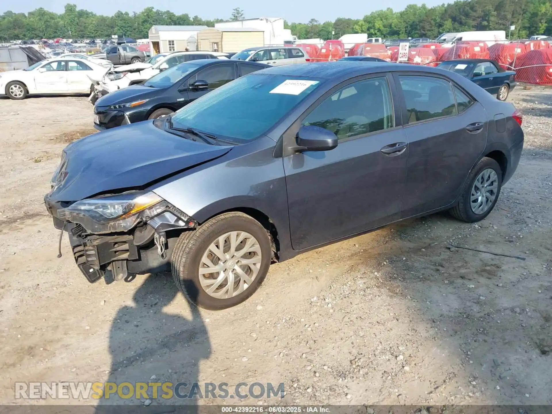 2 Photograph of a damaged car 2T1BURHE7KC203056 TOYOTA COROLLA 2019