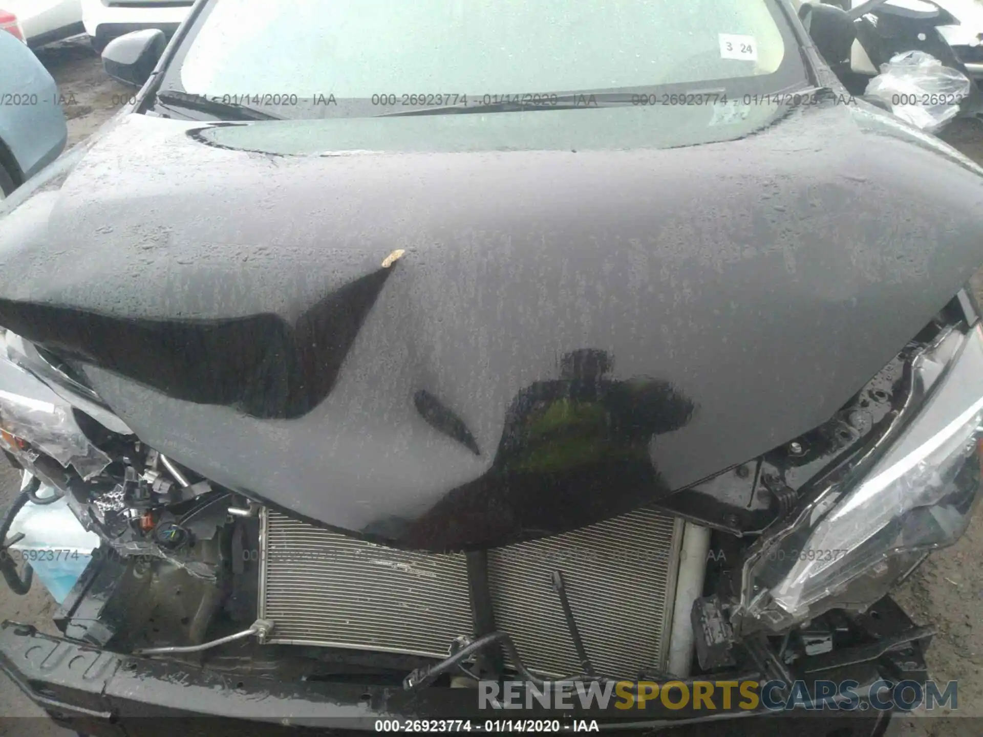 10 Photograph of a damaged car 2T1BURHE7KC203865 TOYOTA COROLLA 2019