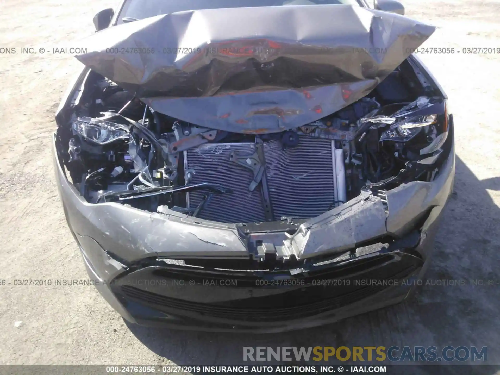 6 Photograph of a damaged car 2T1BURHE7KC205261 TOYOTA COROLLA 2019
