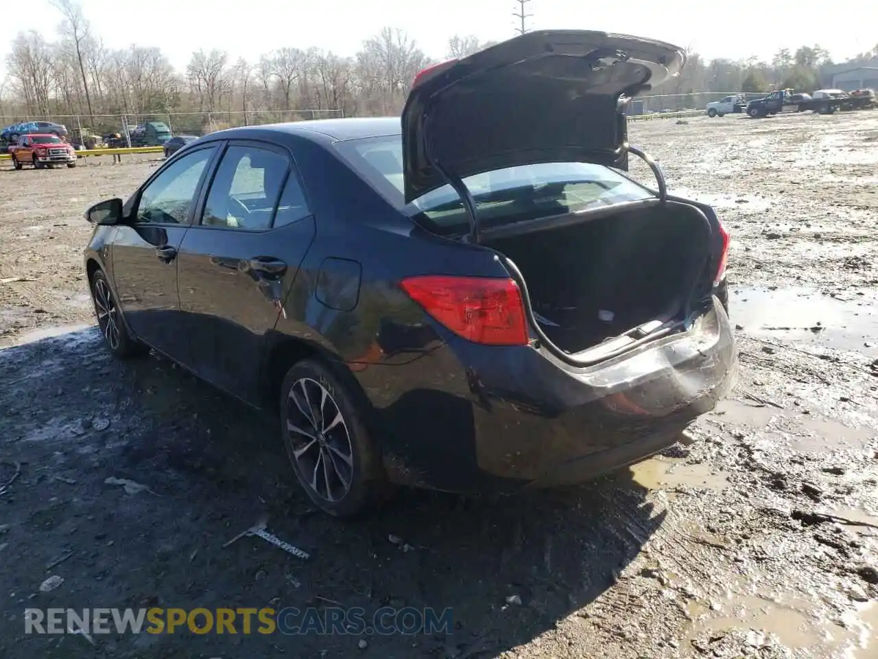 3 Photograph of a damaged car 2T1BURHE7KC206765 TOYOTA COROLLA 2019