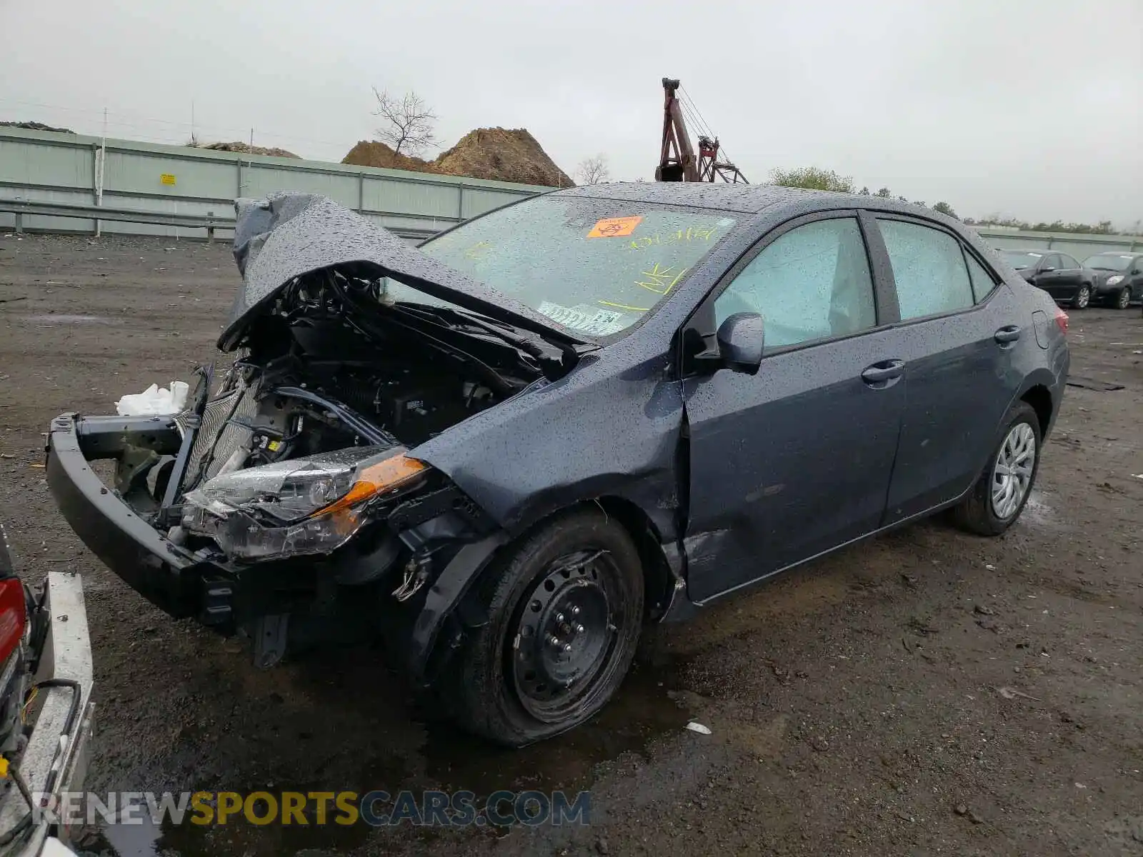 2 Фотография поврежденного автомобиля 2T1BURHE7KC208340 TOYOTA COROLLA 2019