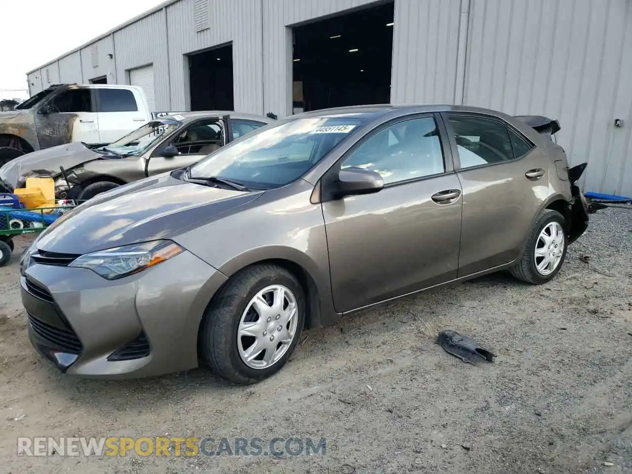 1 Photograph of a damaged car 2T1BURHE7KC208550 TOYOTA COROLLA 2019