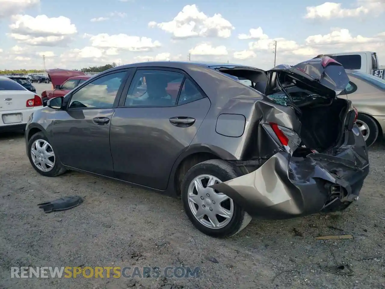 2 Photograph of a damaged car 2T1BURHE7KC208550 TOYOTA COROLLA 2019