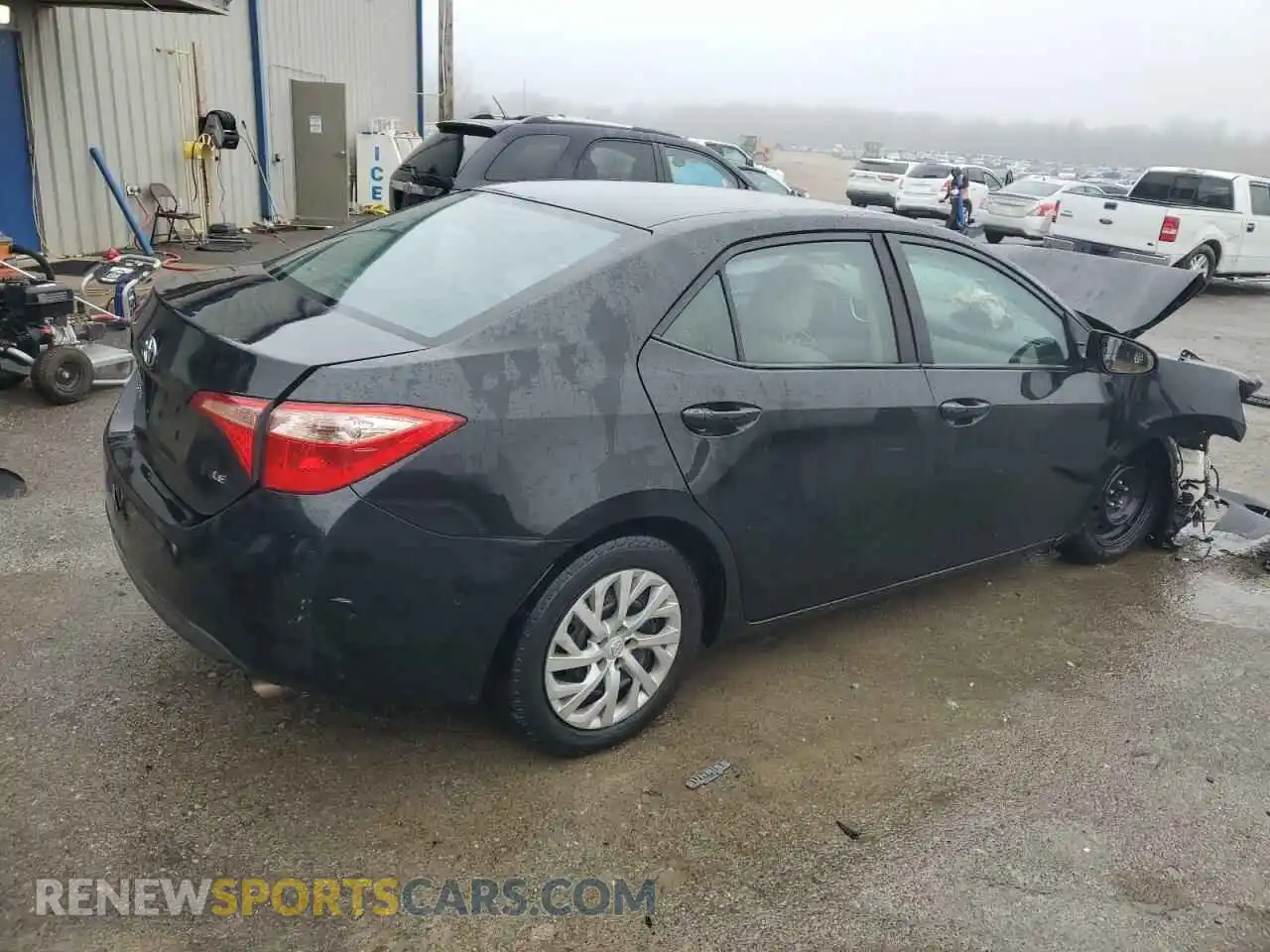 3 Photograph of a damaged car 2T1BURHE7KC209231 TOYOTA COROLLA 2019