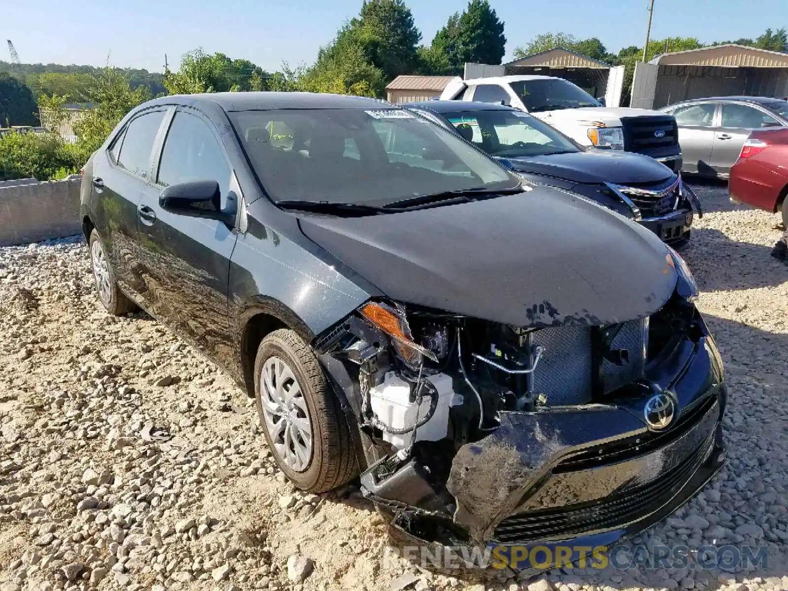 1 Photograph of a damaged car 2T1BURHE7KC209889 TOYOTA COROLLA 2019