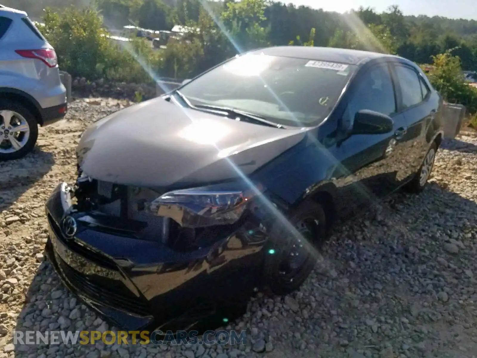 2 Photograph of a damaged car 2T1BURHE7KC209889 TOYOTA COROLLA 2019