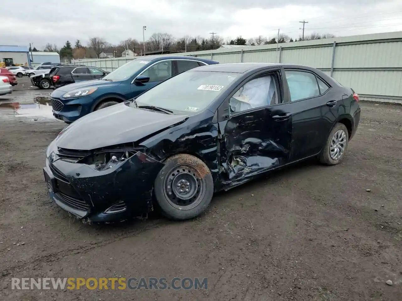 1 Photograph of a damaged car 2T1BURHE7KC211870 TOYOTA COROLLA 2019