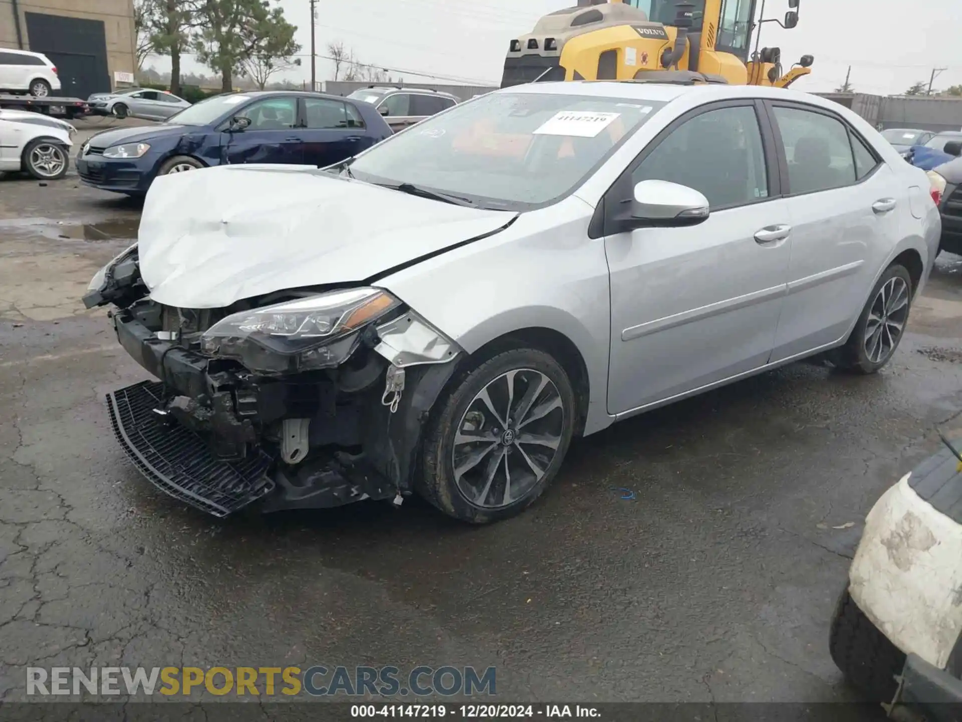 2 Photograph of a damaged car 2T1BURHE7KC212713 TOYOTA COROLLA 2019
