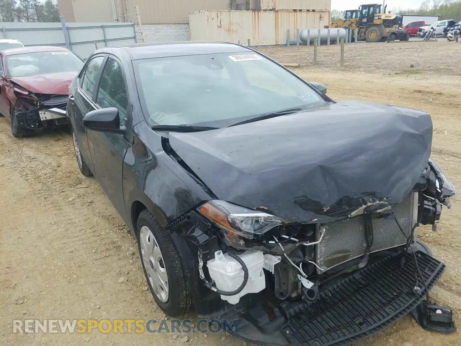 1 Photograph of a damaged car 2T1BURHE7KC213442 TOYOTA COROLLA 2019