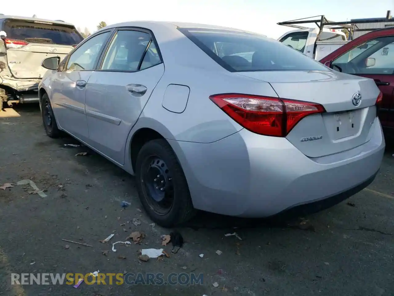 3 Photograph of a damaged car 2T1BURHE7KC214459 TOYOTA COROLLA 2019