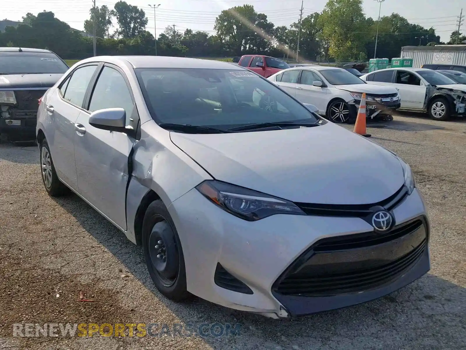 1 Photograph of a damaged car 2T1BURHE7KC217409 TOYOTA COROLLA 2019
