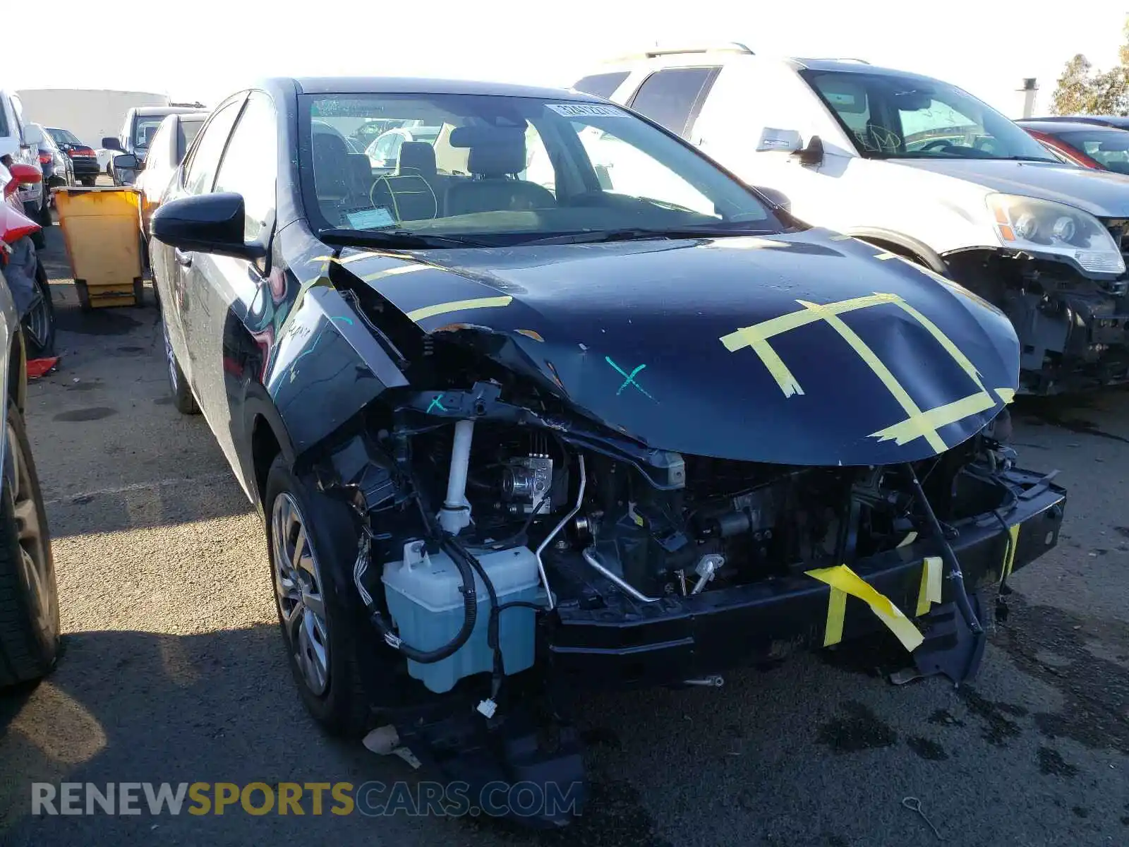 1 Photograph of a damaged car 2T1BURHE7KC218639 TOYOTA COROLLA 2019