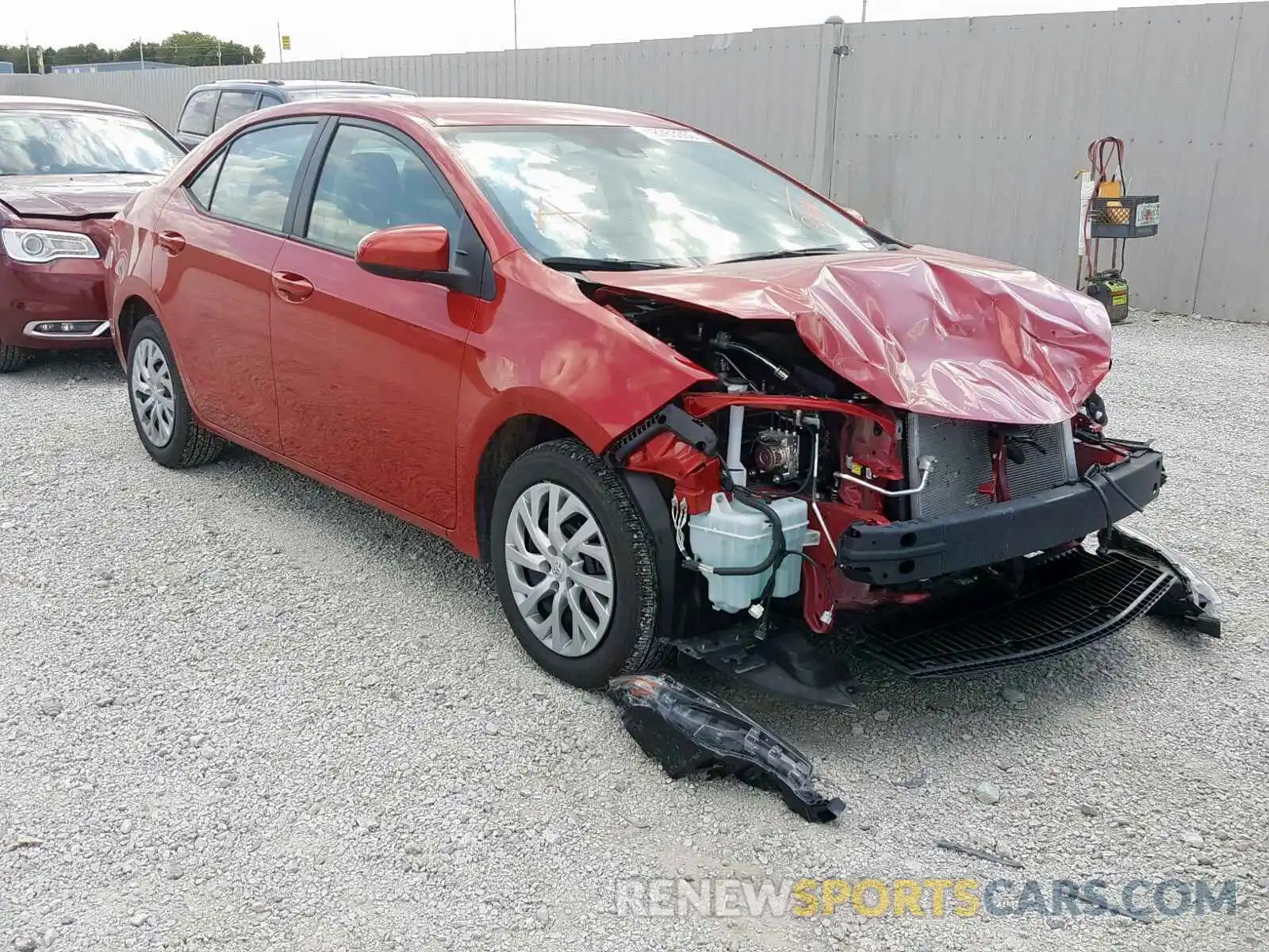 1 Photograph of a damaged car 2T1BURHE7KC218690 TOYOTA COROLLA 2019