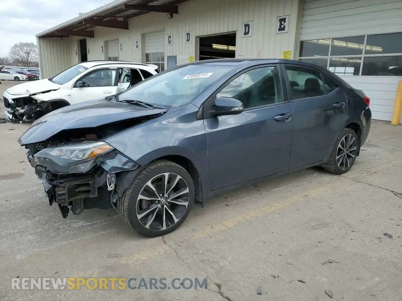 1 Photograph of a damaged car 2T1BURHE7KC227955 TOYOTA COROLLA 2019