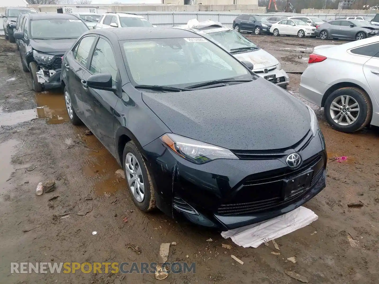 1 Photograph of a damaged car 2T1BURHE7KC231973 TOYOTA COROLLA 2019