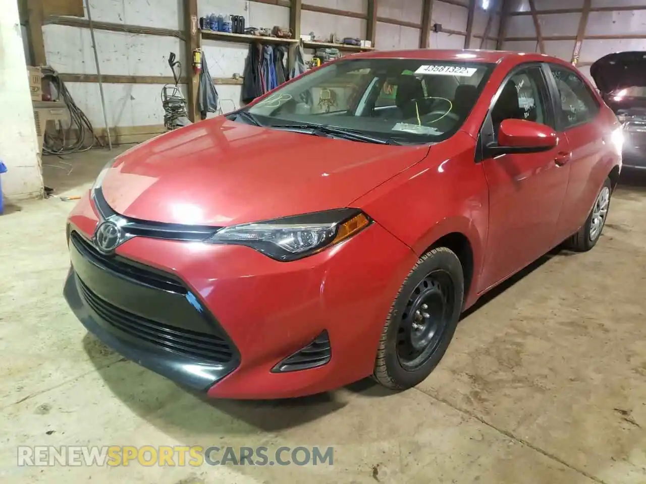 2 Photograph of a damaged car 2T1BURHE7KC233562 TOYOTA COROLLA 2019