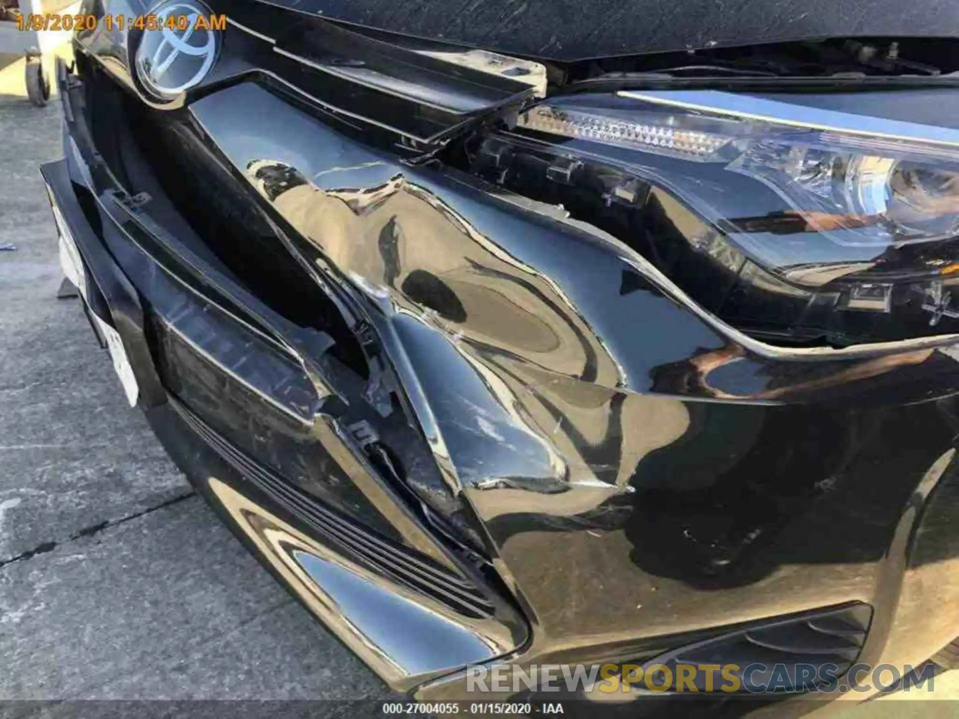 11 Photograph of a damaged car 2T1BURHE7KC234503 TOYOTA COROLLA 2019