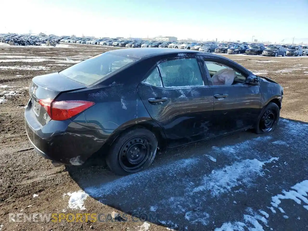 3 Photograph of a damaged car 2T1BURHE7KC235389 TOYOTA COROLLA 2019