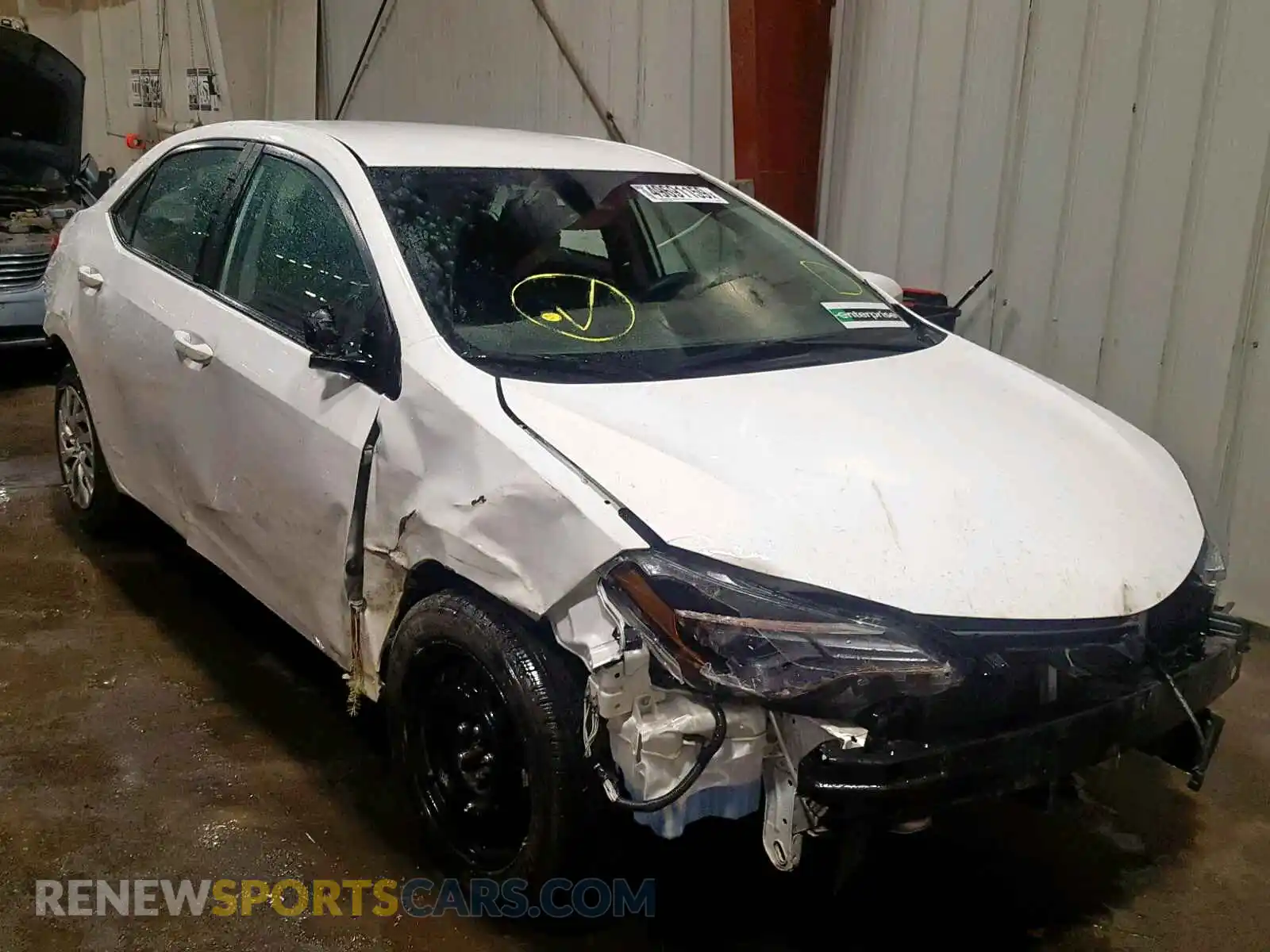 1 Photograph of a damaged car 2T1BURHE7KC237367 TOYOTA COROLLA 2019