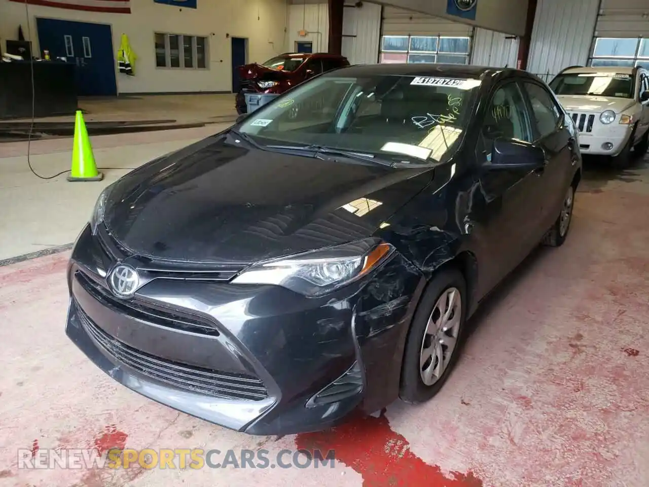 2 Photograph of a damaged car 2T1BURHE7KC238793 TOYOTA COROLLA 2019