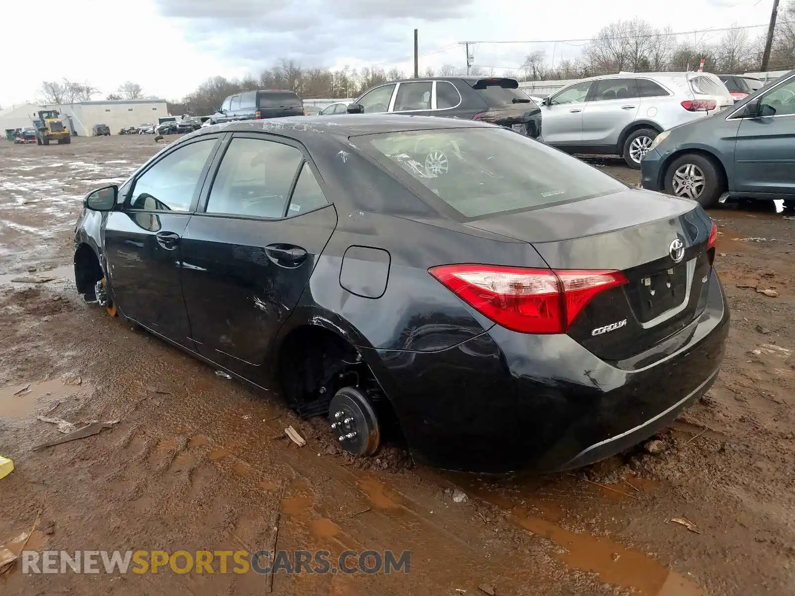 3 Photograph of a damaged car 2T1BURHE7KC242245 TOYOTA COROLLA 2019