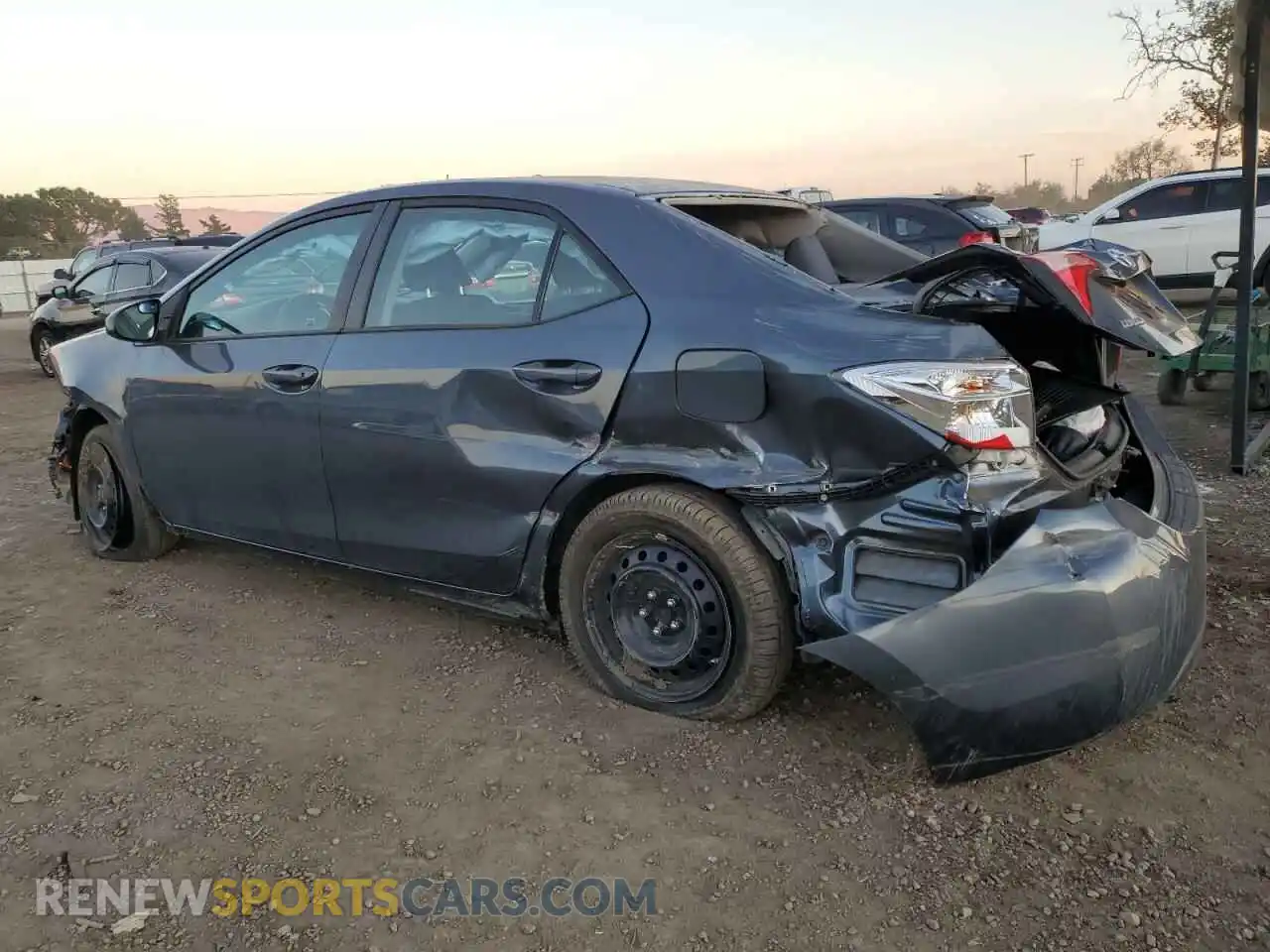 2 Photograph of a damaged car 2T1BURHE7KC247171 TOYOTA COROLLA 2019
