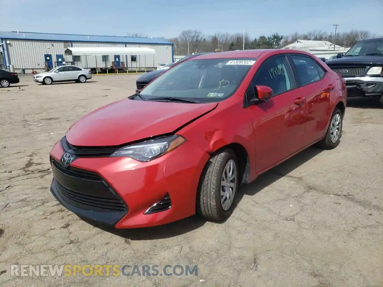 2 Photograph of a damaged car 2T1BURHE8KC126861 TOYOTA COROLLA 2019