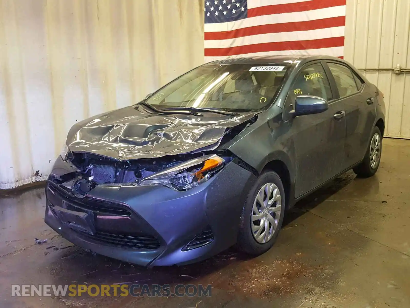2 Photograph of a damaged car 2T1BURHE8KC127556 TOYOTA COROLLA 2019