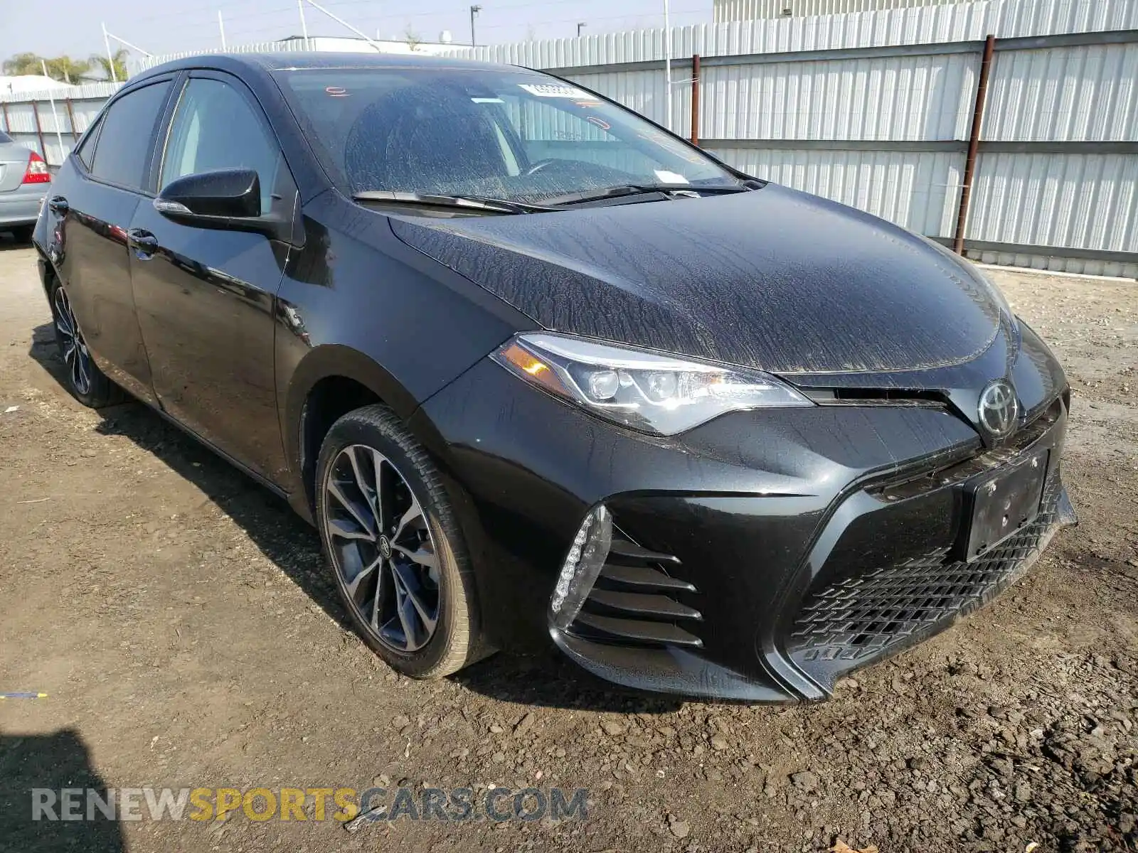 1 Photograph of a damaged car 2T1BURHE8KC128738 TOYOTA COROLLA 2019