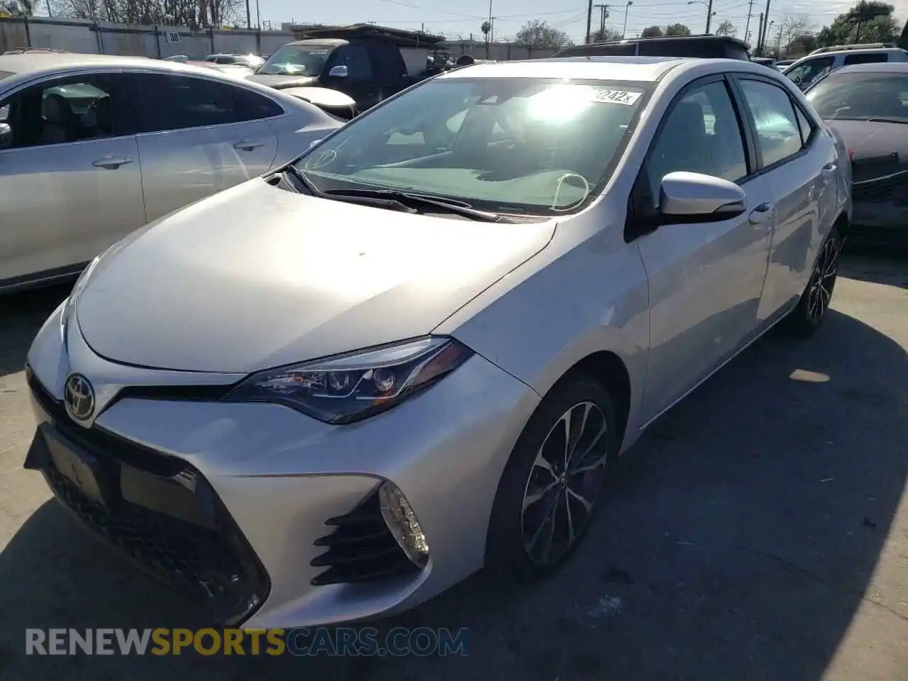 2 Photograph of a damaged car 2T1BURHE8KC128884 TOYOTA COROLLA 2019