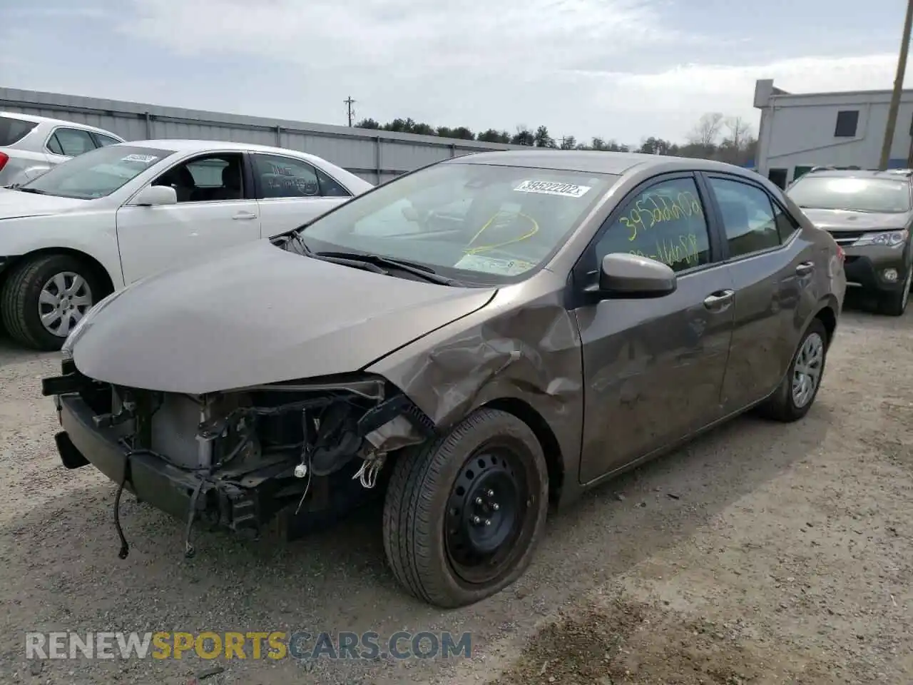 2 Photograph of a damaged car 2T1BURHE8KC132529 TOYOTA COROLLA 2019