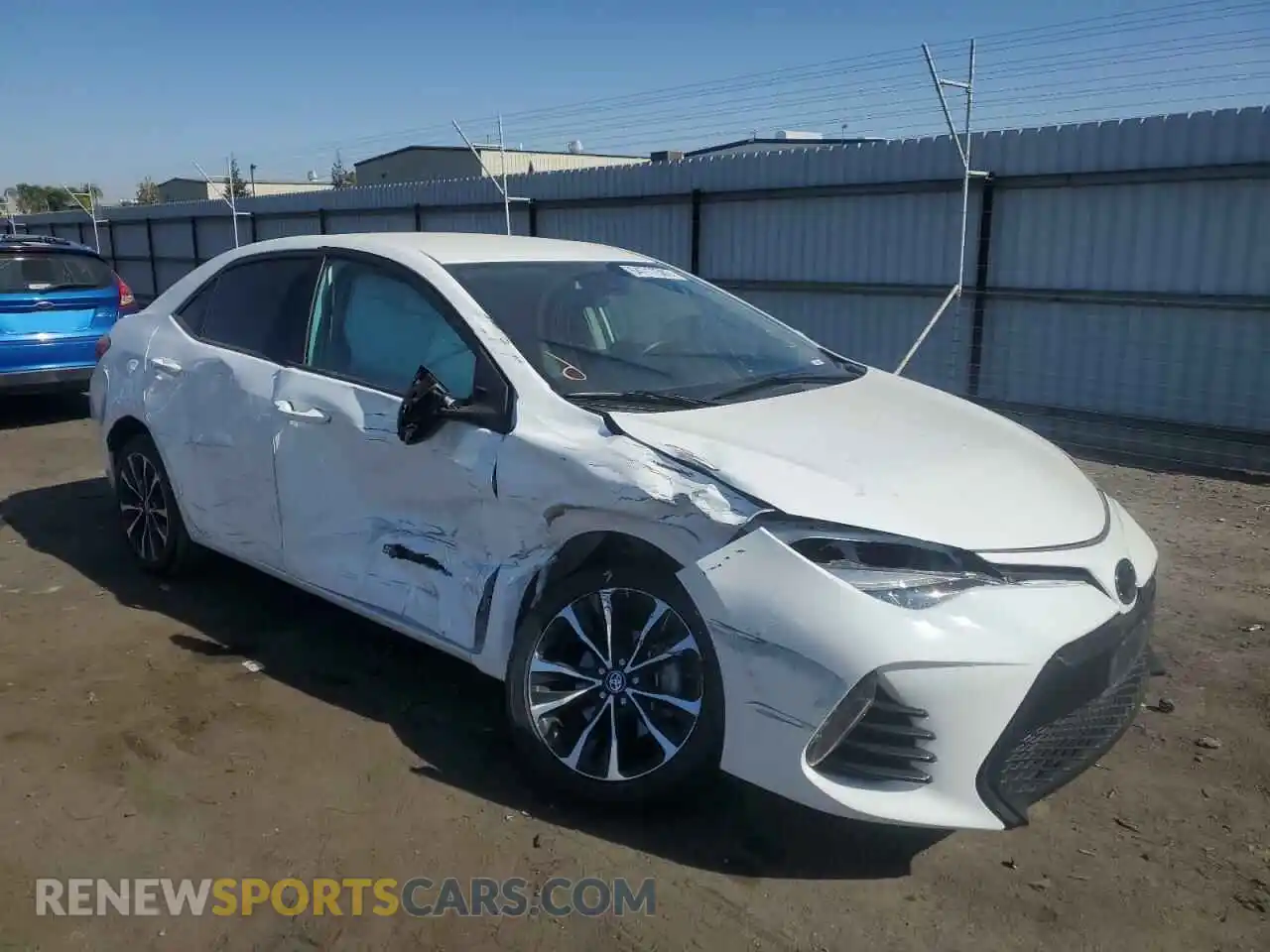 1 Photograph of a damaged car 2T1BURHE8KC139075 TOYOTA COROLLA 2019