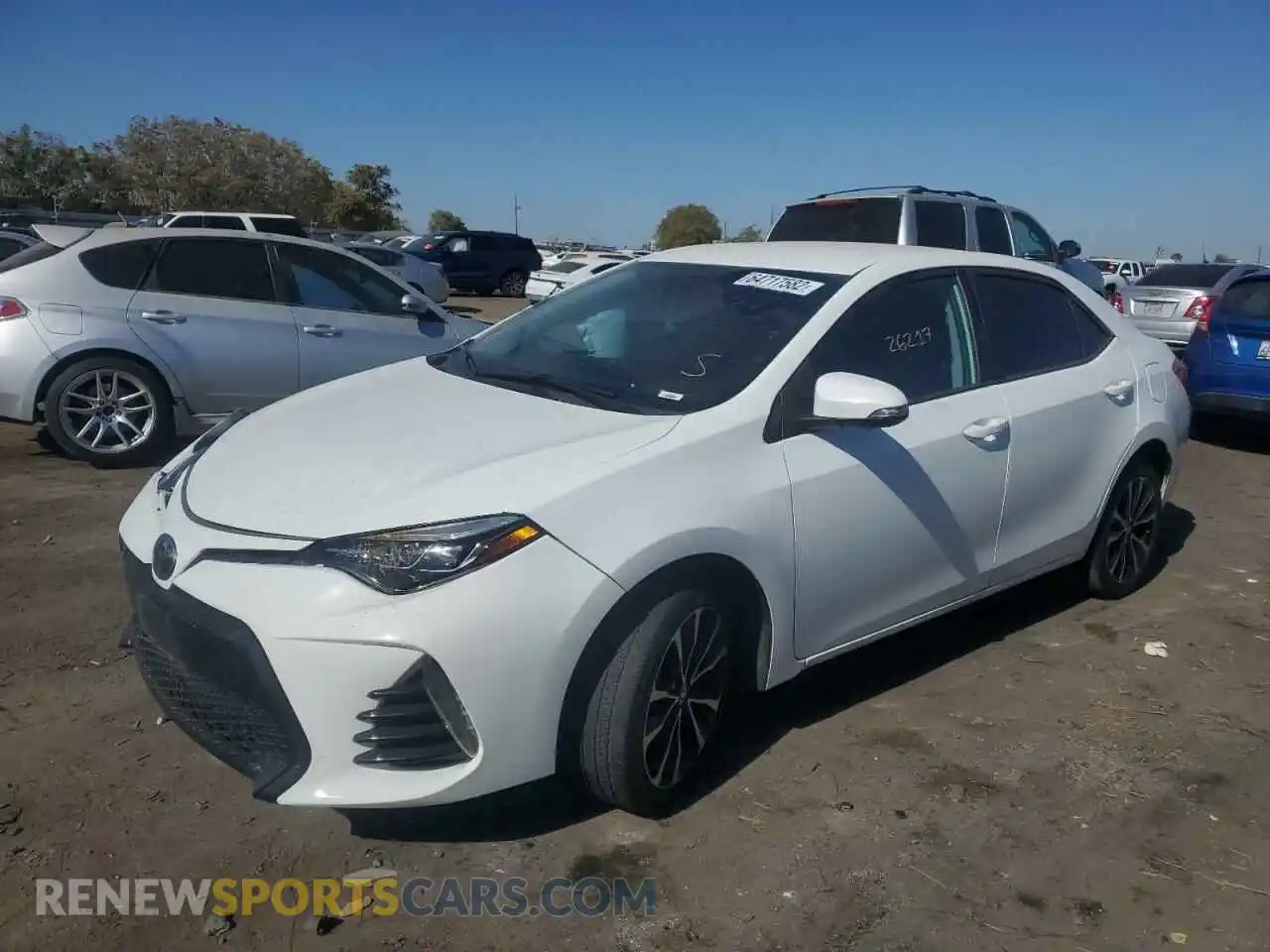 2 Photograph of a damaged car 2T1BURHE8KC139075 TOYOTA COROLLA 2019