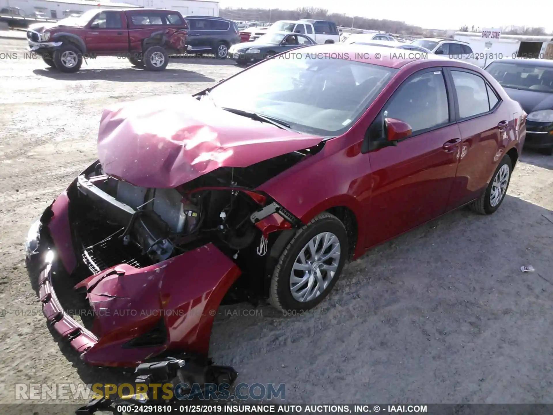 2 Photograph of a damaged car 2T1BURHE8KC147337 TOYOTA COROLLA 2019