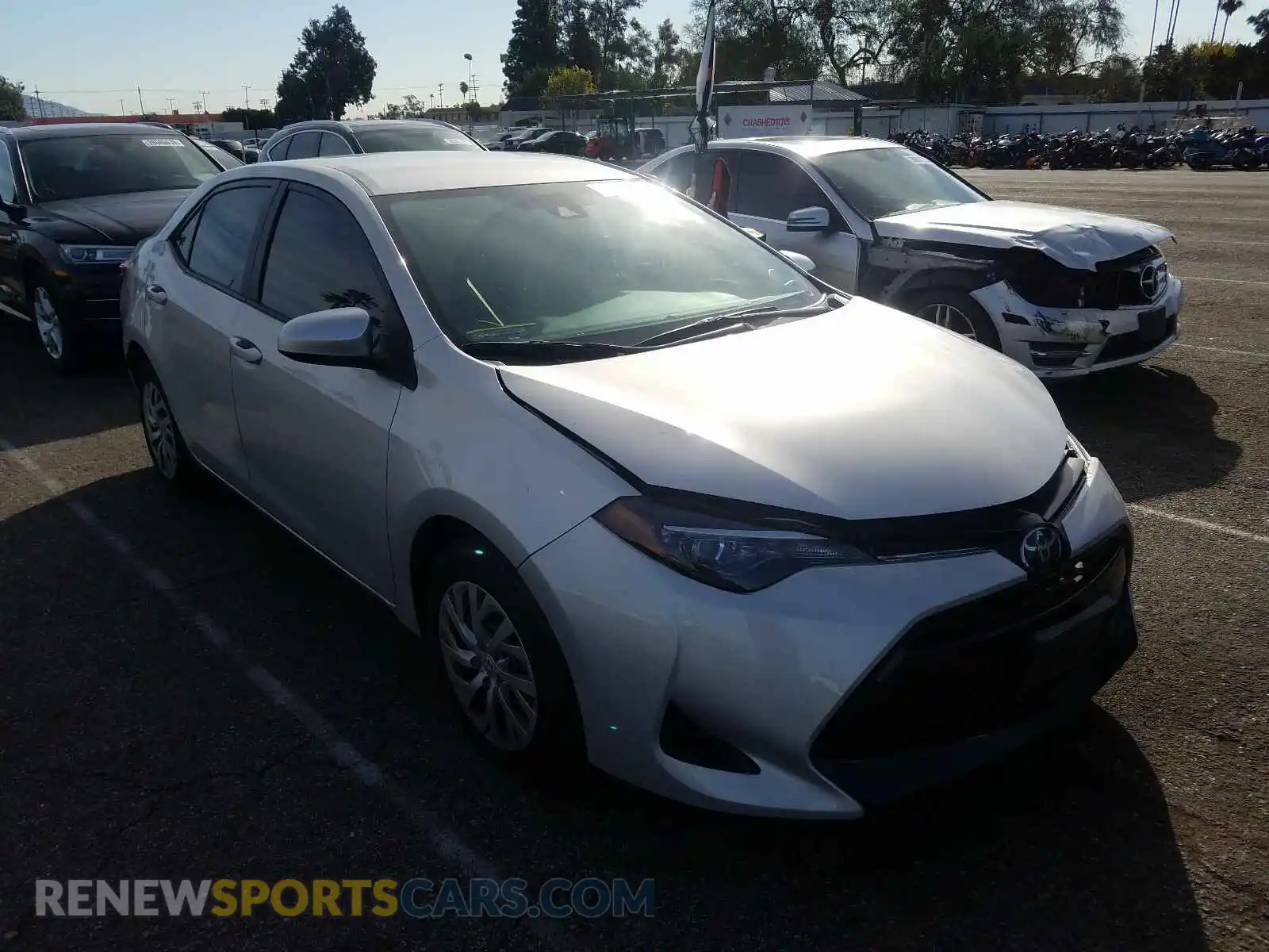 1 Photograph of a damaged car 2T1BURHE8KC151274 TOYOTA COROLLA 2019