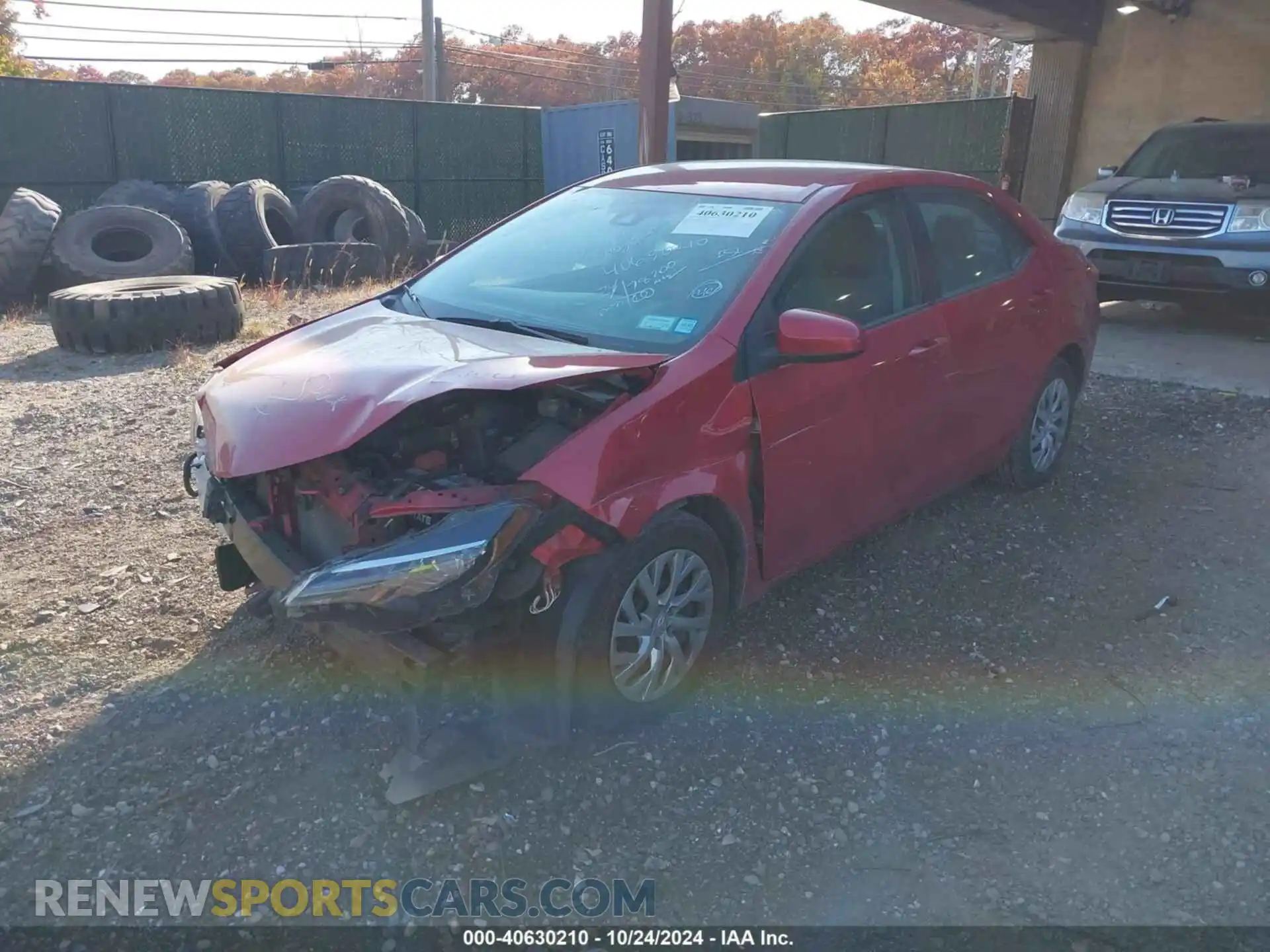 2 Photograph of a damaged car 2T1BURHE8KC154952 TOYOTA COROLLA 2019