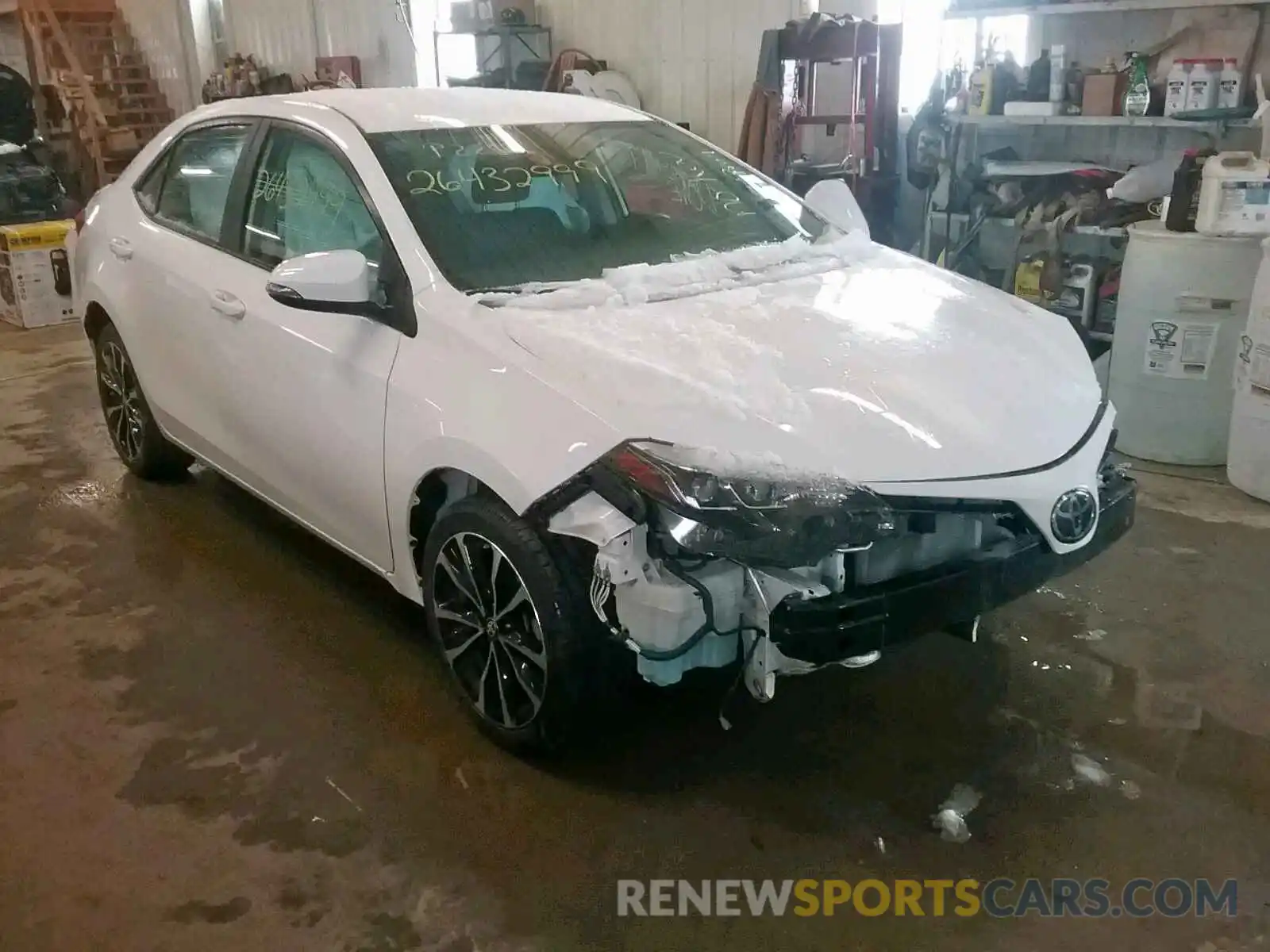 1 Photograph of a damaged car 2T1BURHE8KC157527 TOYOTA COROLLA 2019