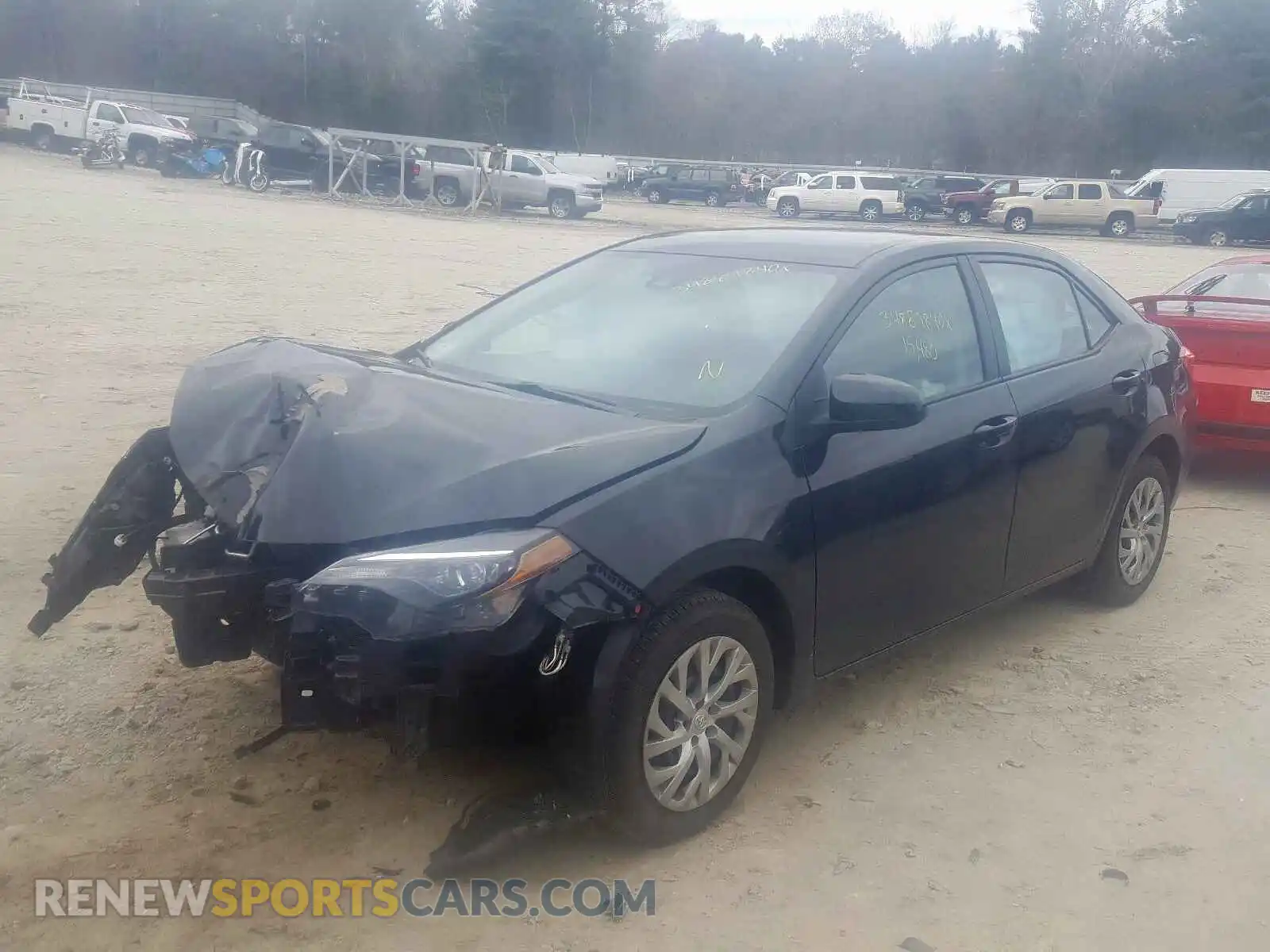 2 Photograph of a damaged car 2T1BURHE8KC158077 TOYOTA COROLLA 2019