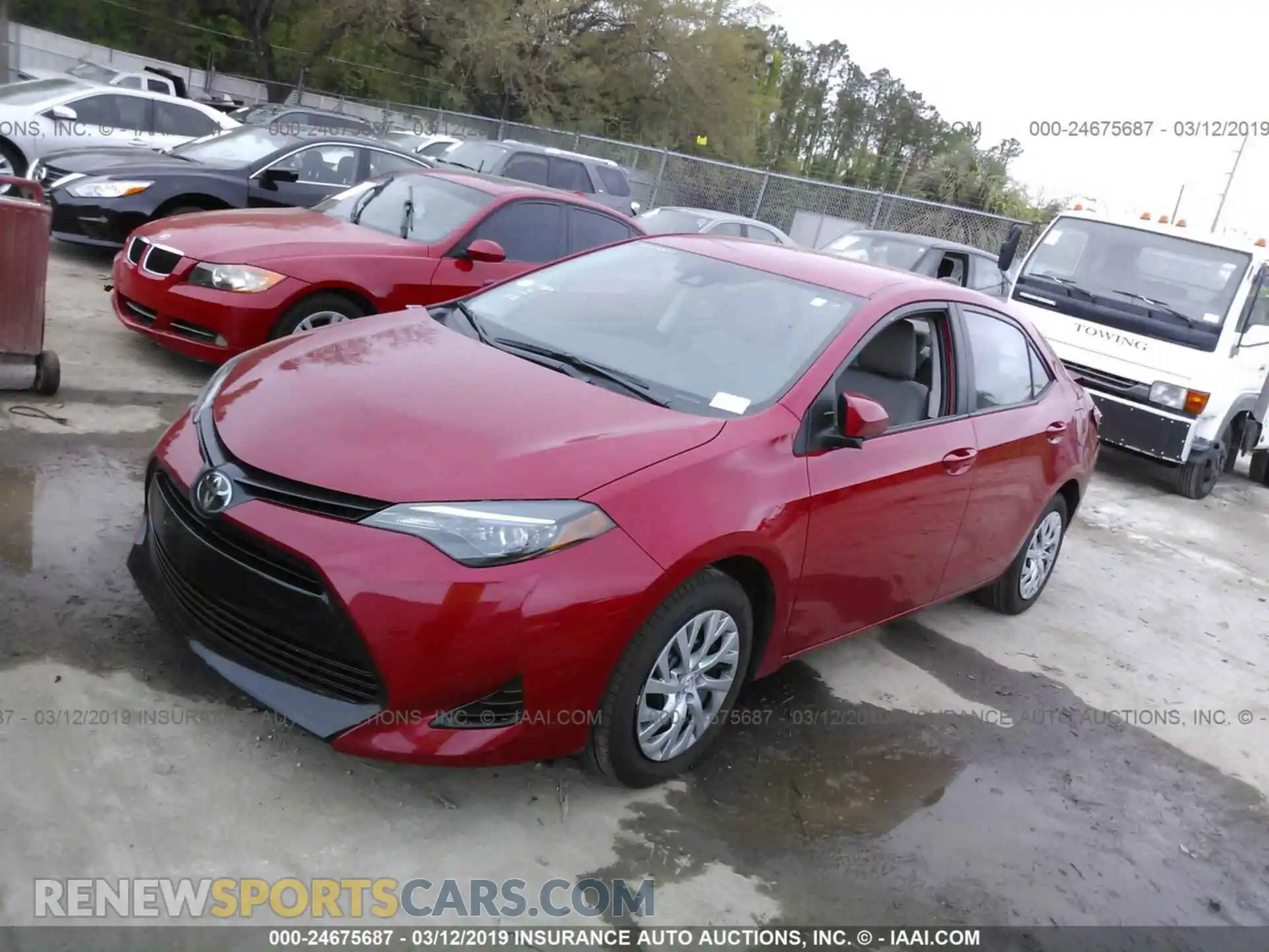 2 Photograph of a damaged car 2T1BURHE8KC165109 TOYOTA COROLLA 2019