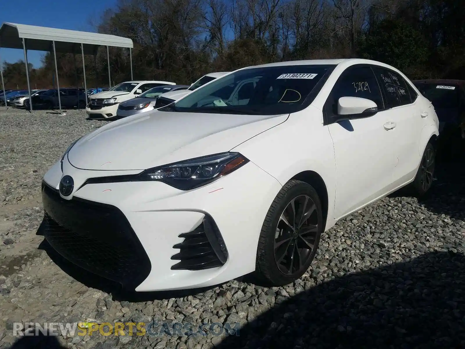 2 Photograph of a damaged car 2T1BURHE8KC177874 TOYOTA COROLLA 2019