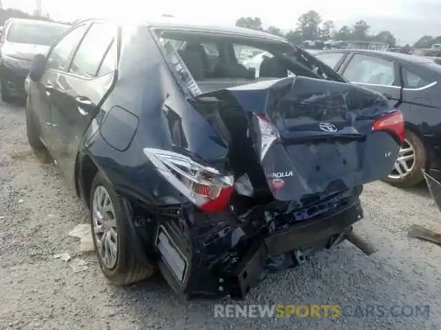 3 Photograph of a damaged car 2T1BURHE8KC178569 TOYOTA COROLLA 2019