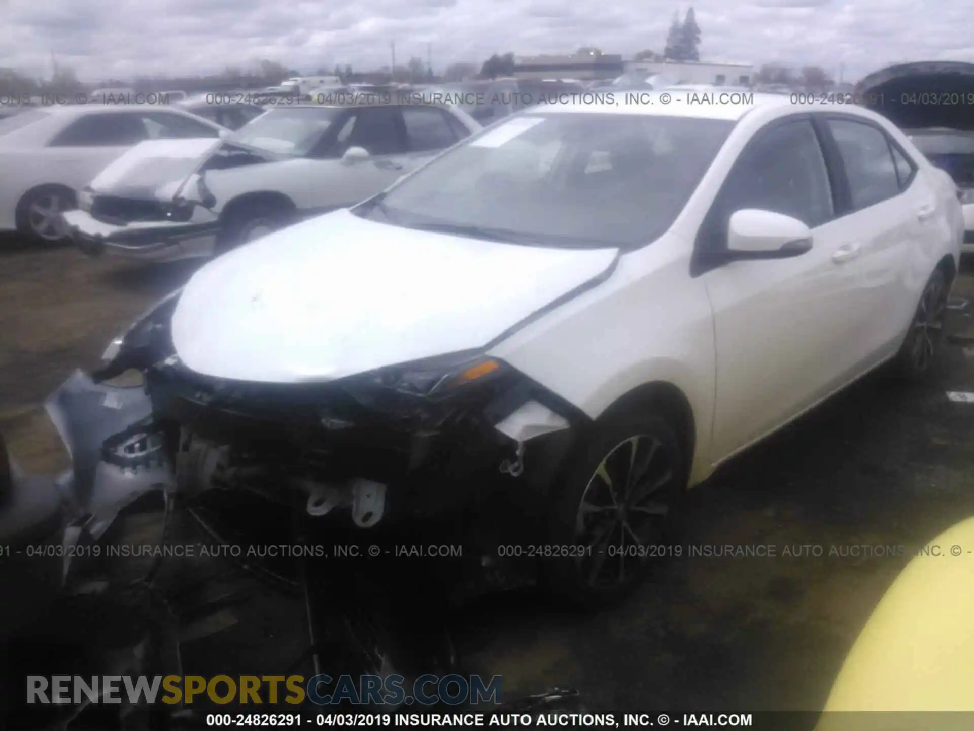 2 Photograph of a damaged car 2T1BURHE8KC178782 TOYOTA COROLLA 2019
