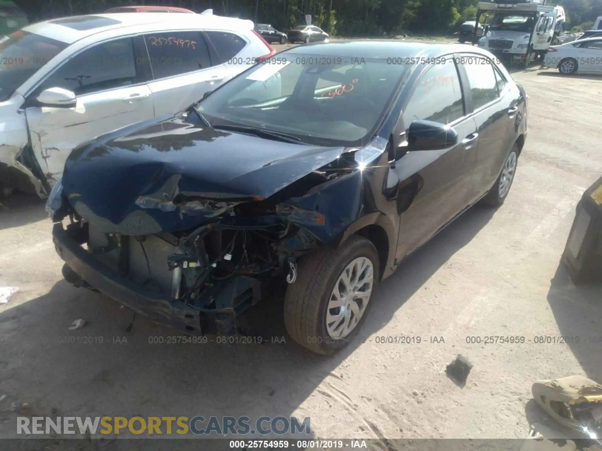 2 Photograph of a damaged car 2T1BURHE8KC183898 TOYOTA COROLLA 2019